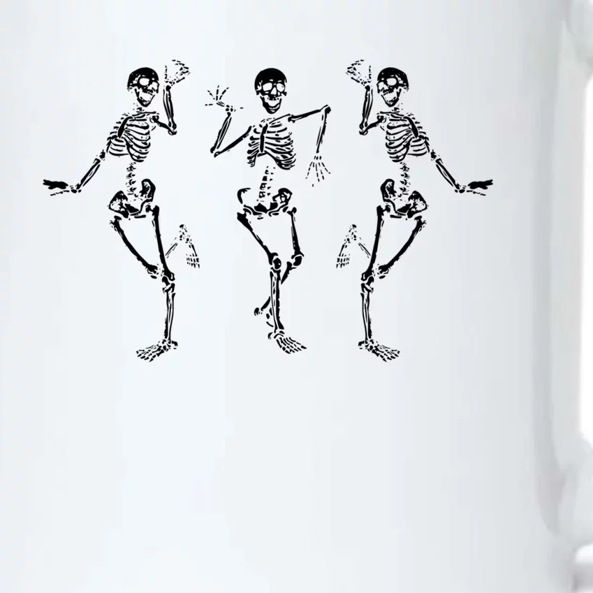 Dancing Skeletons Dance Challenge Halloween Gift Black Color Changing Mug