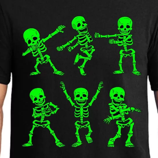 Dancing Skeletons Dance Challenge Halloween Pajama Set