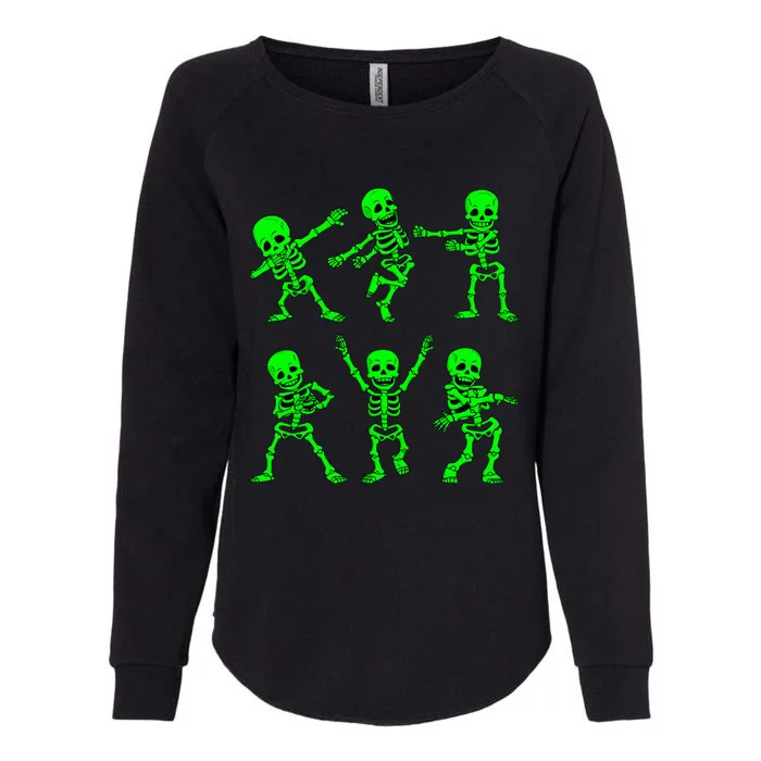 Dancing Skeletons Dance Challenge Halloween Womens California Wash Sweatshirt