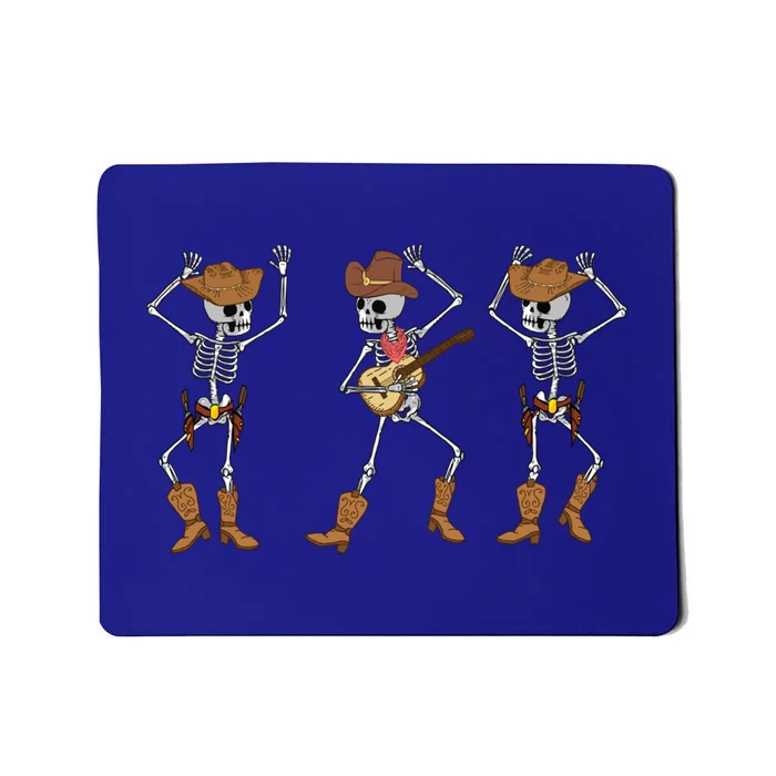 Dancing Skeletons Dance Funny Cow Skeletons Cow Music Gift Mousepad