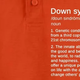 Down Syndrome Definition Awareness Month Dry Zone Grid Performance Polo