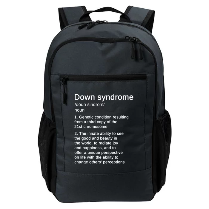 Down Syndrome Definition Awareness Month Daily Commute Backpack