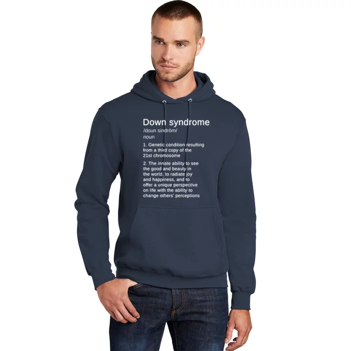 Down Syndrome Definition Awareness Month Hoodie