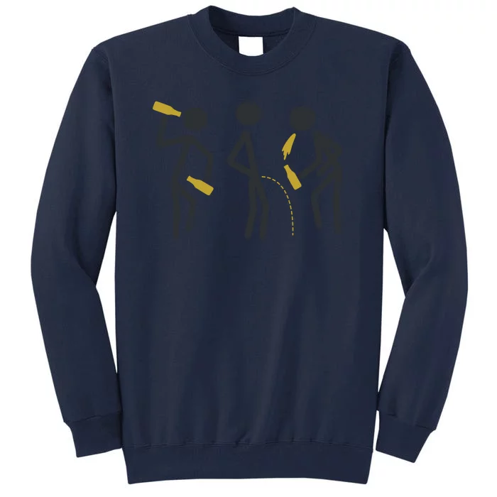 Drunk Stickfigers Tall Sweatshirt