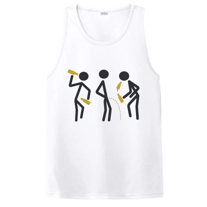 Drunk Stickfigers Performance Tank