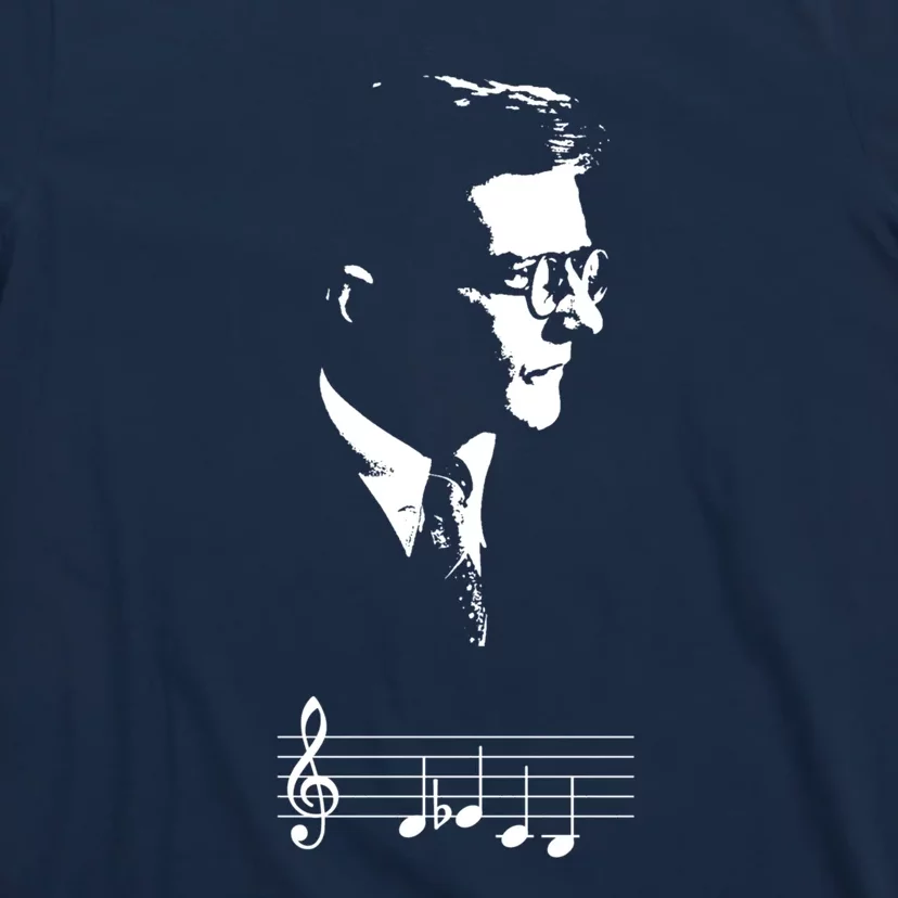 Dmitri Shostakovich Dsch Motif Musical Notes T-Shirt