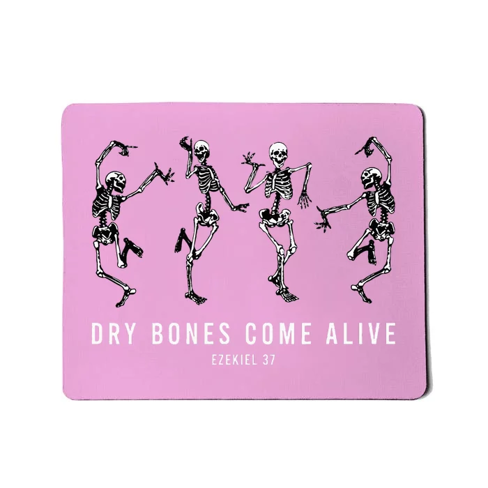 Dancing Skeleton Dry Bones Come Alive Christian Halloween Mousepad