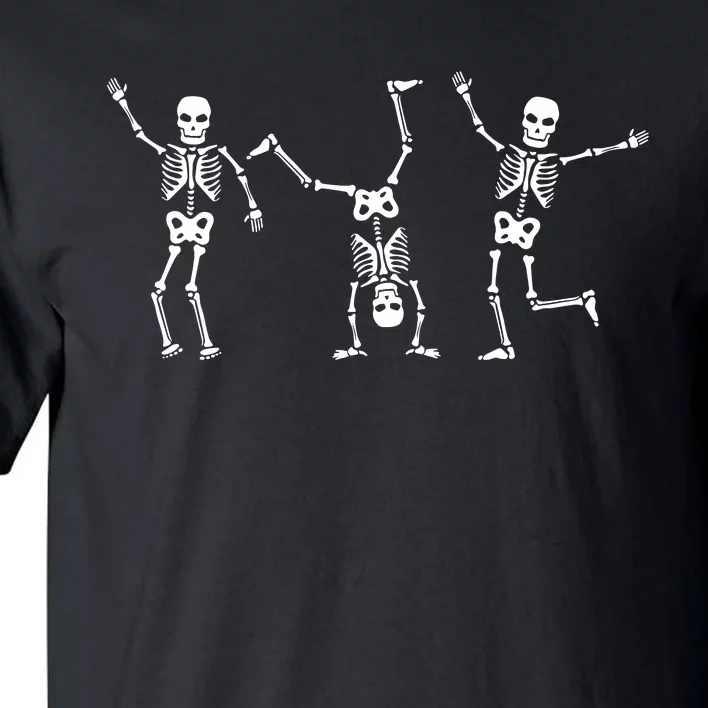 Dancing Skeleton Dance Challenge Halloween Scary Skeleton Tall T-Shirt