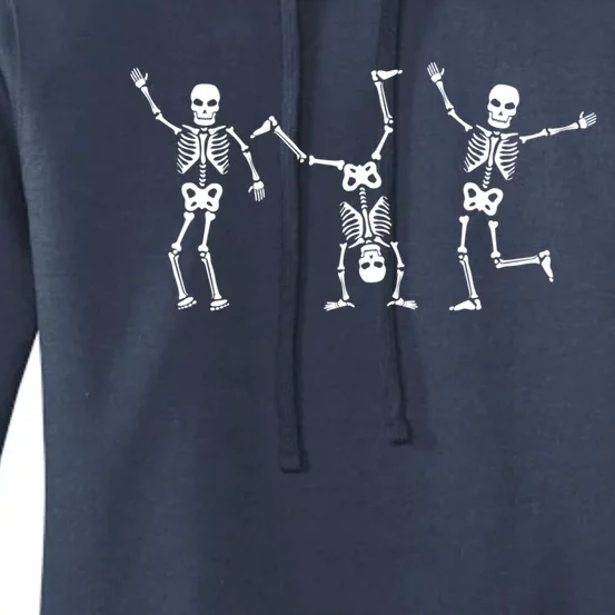 Dancing Skeleton Dance Challenge Halloween Scary Skeleton Meaningful Gift Women's Pullover Hoodie