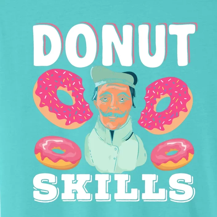 Donut Skills Dabbing Baker Pastry Chef Doughnut Maker Baking Gift ChromaSoft Performance T-Shirt