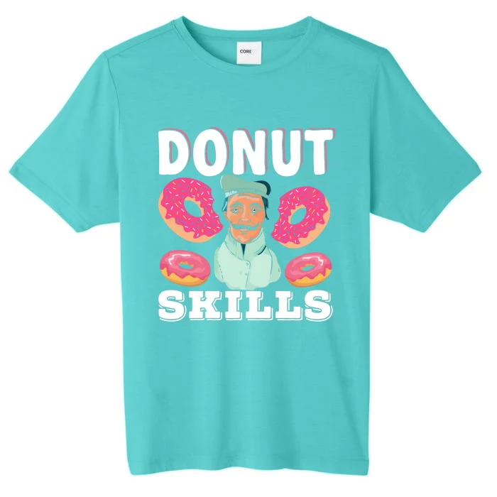 Donut Skills Dabbing Baker Pastry Chef Doughnut Maker Baking Gift ChromaSoft Performance T-Shirt