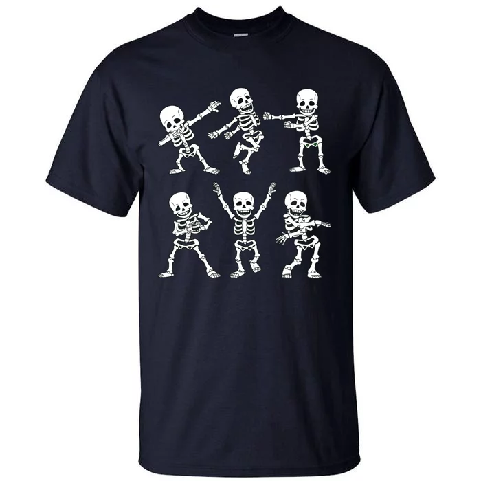 Dancing Skeletons Dance Challenge Girl Halloween Tall T-Shirt