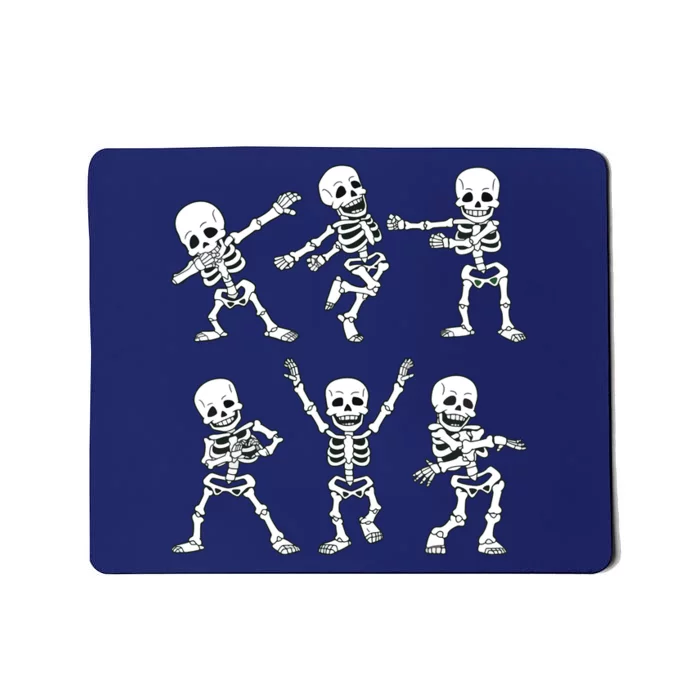 Dancing Skeletons Dance Challenge Girl Halloween Mousepad