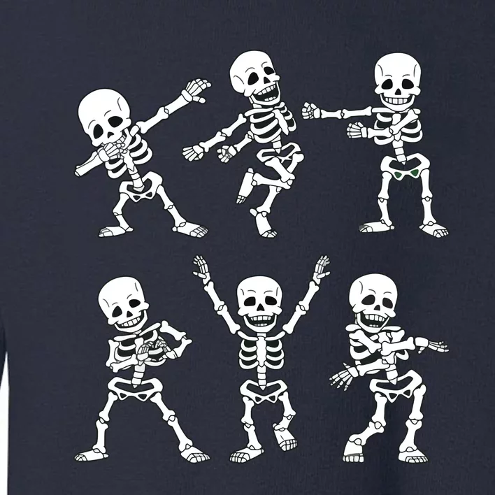 Dancing Skeletons Dance Challenge Girl Halloween Toddler Sweatshirt