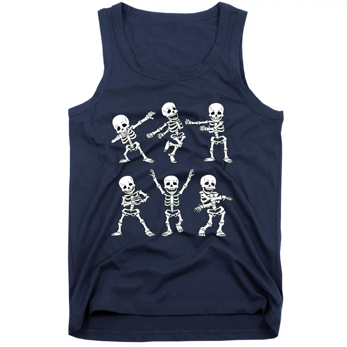 Dancing Skeletons Dance Challenge Girl Halloween Tank Top