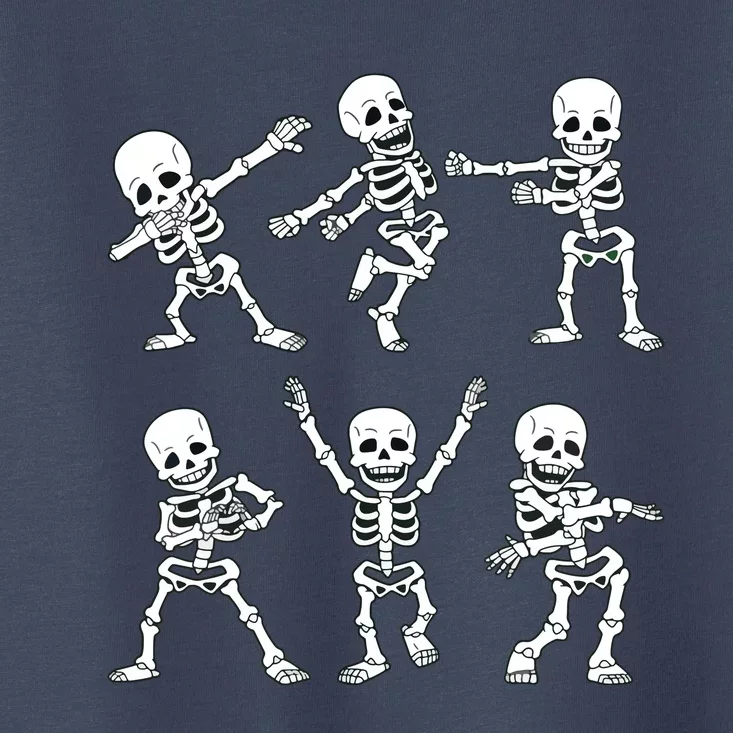 Dancing Skeletons Dance Challenge Girl Halloween Toddler T-Shirt