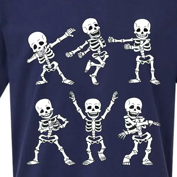 Dancing Skeletons Dance Challenge Girl Halloween Sueded Cloud Jersey T-Shirt