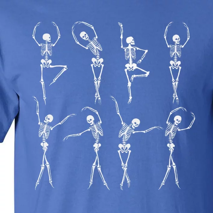 Dancing Skeleton Dance Scary Halloween Tall T-Shirt