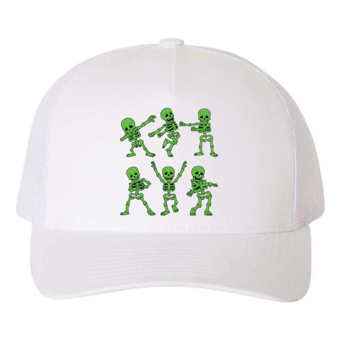 Dancing Skeletons Dance Challenge Girl Halloween Yupoong Adult 5-Panel Trucker Hat