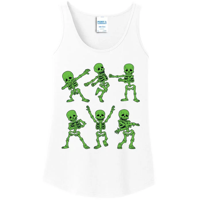 Dancing Skeletons Dance Challenge Girl Halloween Ladies Essential Tank