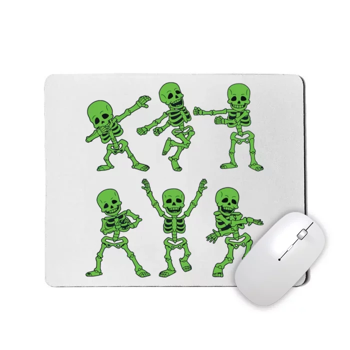 Dancing Skeletons Dance Challenge Girl Halloween Mousepad