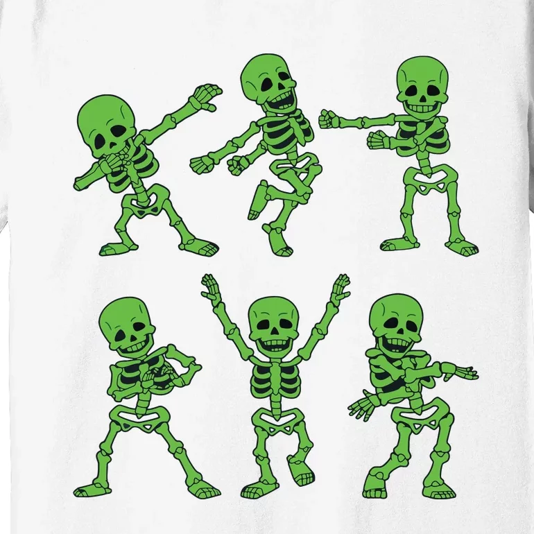 Dancing Skeletons Dance Challenge Girl Halloween Premium T-Shirt