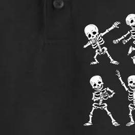 Dancing Skeletons Dance Challenge Halloween Dry Zone Grid Performance Polo