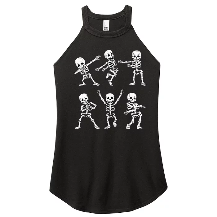 Dancing Skeletons Dance Challenge Halloween Women’s Perfect Tri Rocker Tank