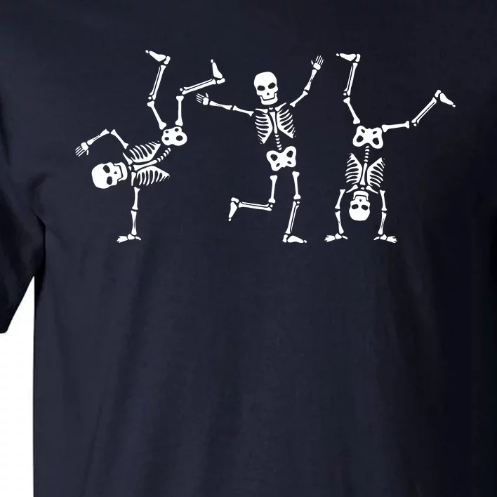 Dancing Skeletons Dance Challenge Halloween Scary Skeleton Tall T-Shirt