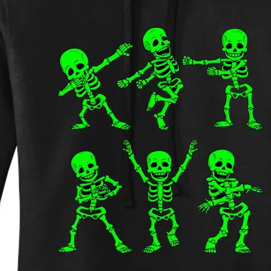 Dancing Skeletons Dance Challenge Halloween Women's Pullover Hoodie