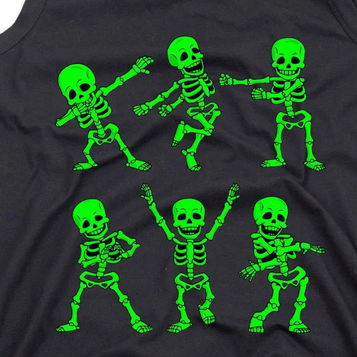 Dancing Skeletons Dance Challenge Halloween Tank Top