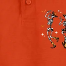 Dancing Skeletons Dance Cowboy Western Halloween Costume Dry Zone Grid Performance Polo