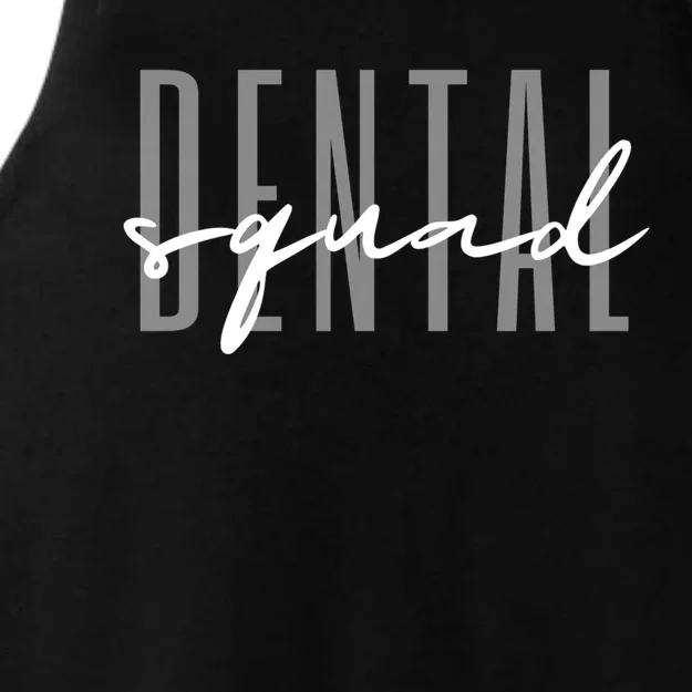 Dental Squad Dental Assistant Dental Hygienist Cute Gift Ladies Tri-Blend Wicking Tank