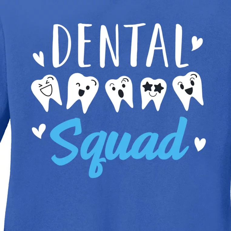 Dental Squad Dental Assistant Dentist Gift Ladies Long Sleeve Shirt