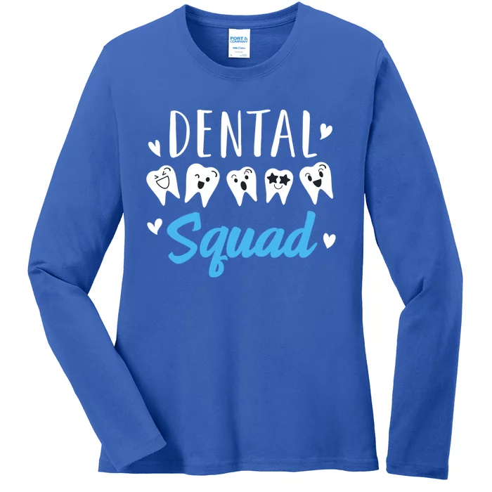 Dental Squad Dental Assistant Dentist Gift Ladies Long Sleeve Shirt