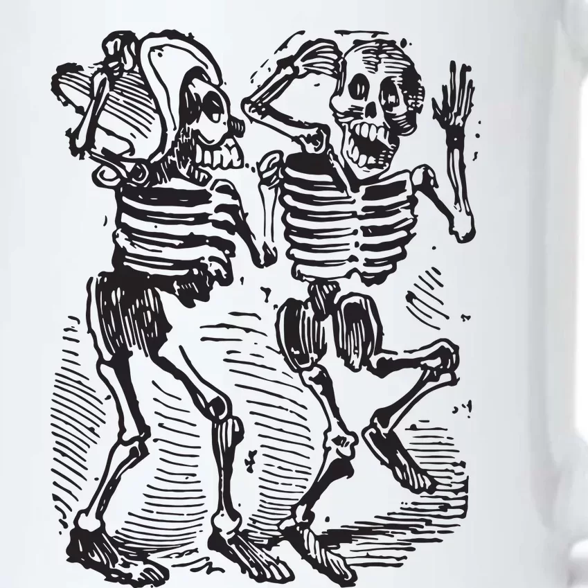 Dancing Skeletons Day Of Dead Dia De Los Muertos Black Color Changing Mug