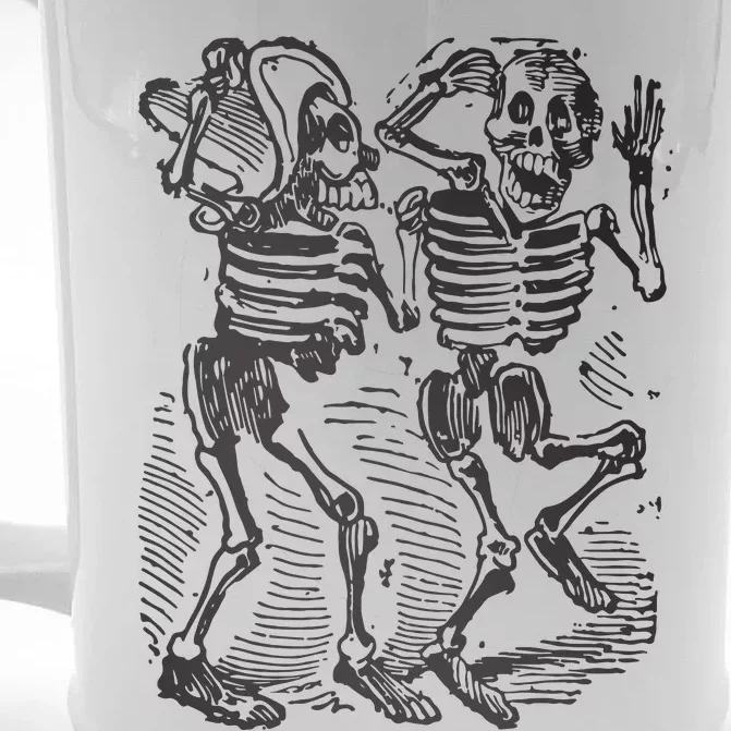 Dancing Skeletons Day Of Dead Dia De Los Muertos Front & Back Beer Stein