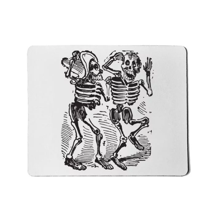 Dancing Skeletons Day Of Dead Dia De Los Muertos Mousepad