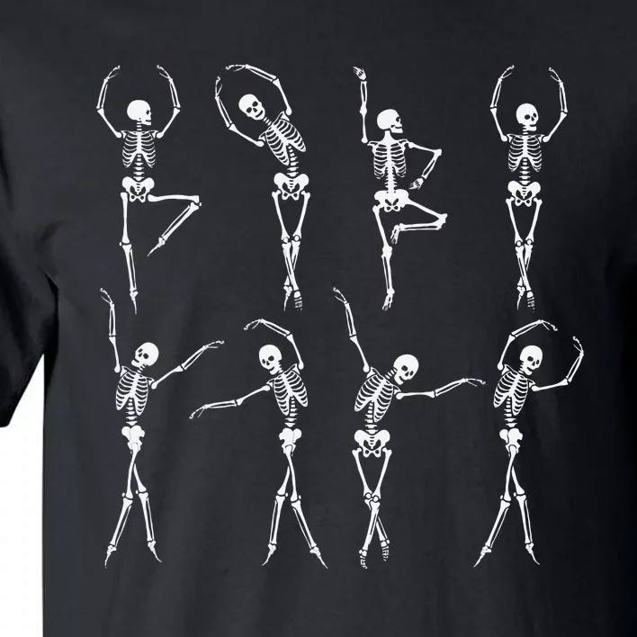 Dancing Skeleton Dance Scary Halloween Tall T-Shirt