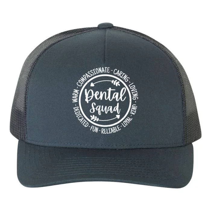 Dental Squad Dental Assistant Hygienist Dentists Vintage Gift Yupoong Adult 5-Panel Trucker Hat