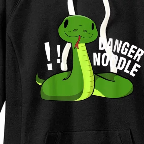 Dangerous Snake Danger Noodle Women's Fleece Hoodie