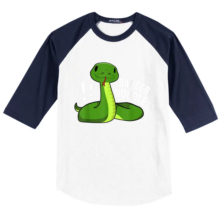 Dangerous Snake Danger Noodle Baseball Sleeve Shirt