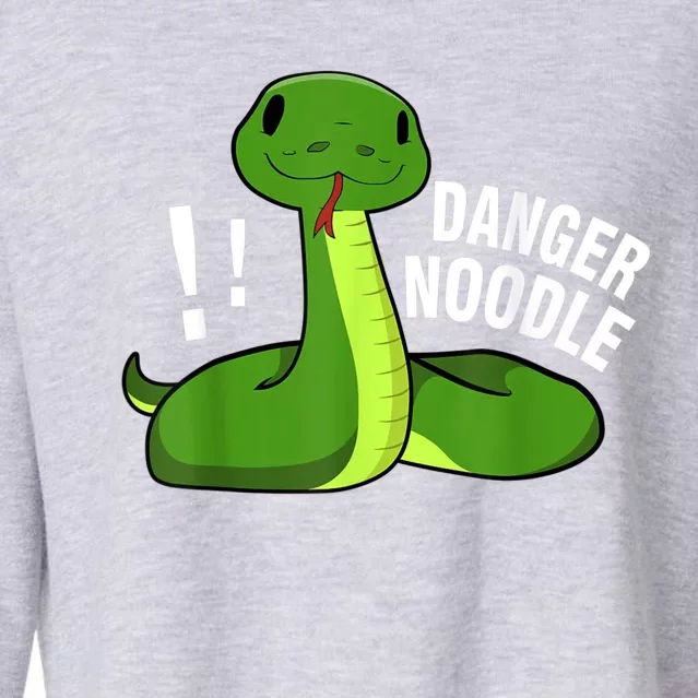 Dangerous Snake Danger Noodle Cropped Pullover Crew