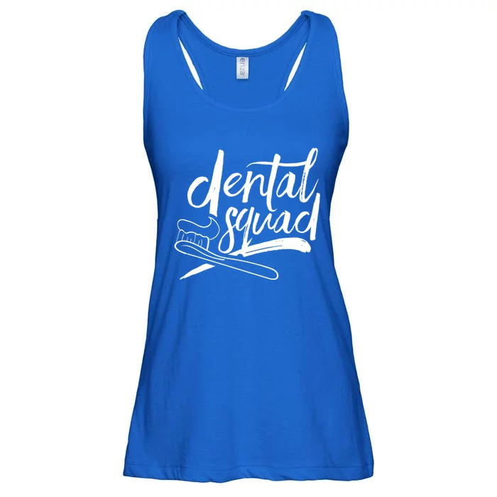 Dental Squad Dental Assistant Teeth Dentistry Dentist Job Gift Ladies Essential Flowy Tank