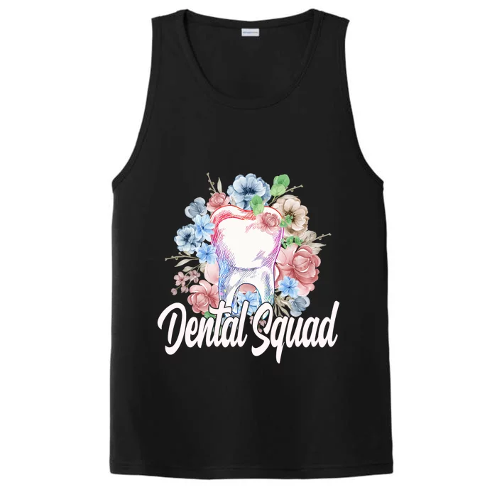 Dental Squad Dental Lab Hygienist Gift Performance Tank