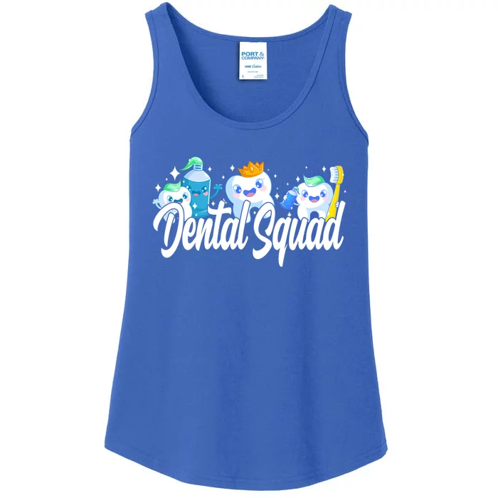 Dental Squad Dental Lab Hygienist Funny Gift Ladies Essential Tank