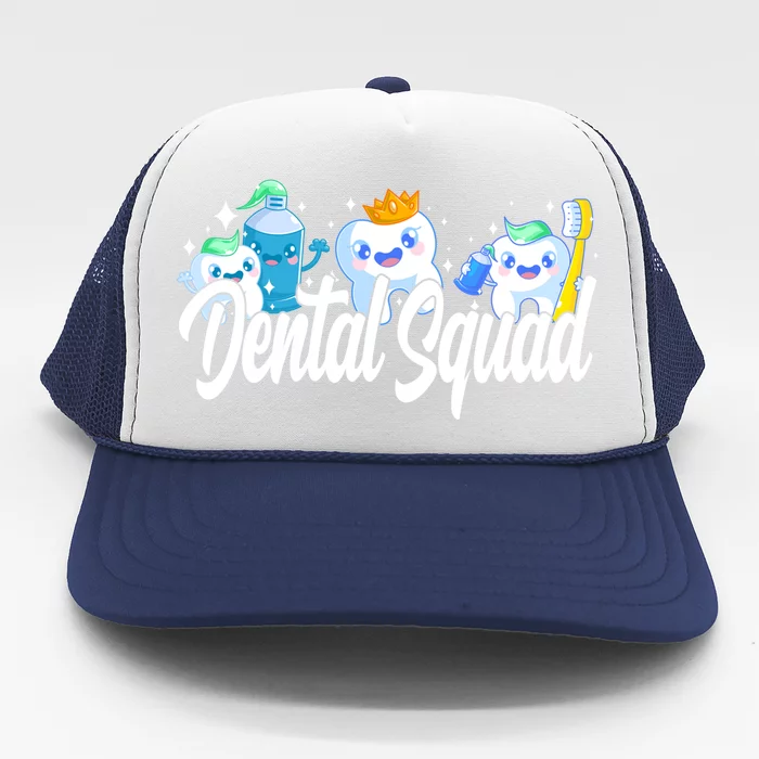 Dental Squad Dental Lab Hygienist Funny Gift Trucker Hat