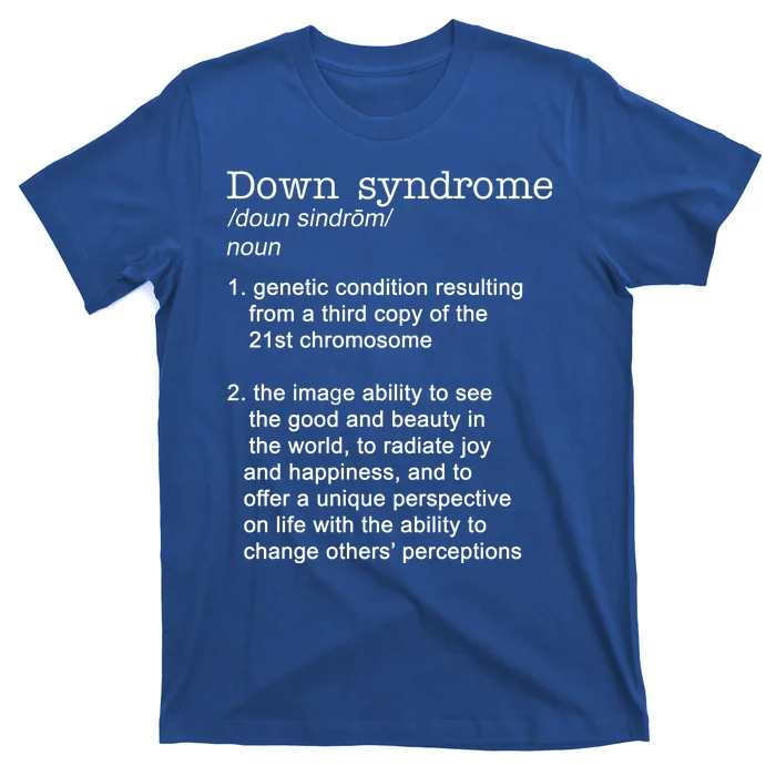 Down Syndrome Definition T-Shirt