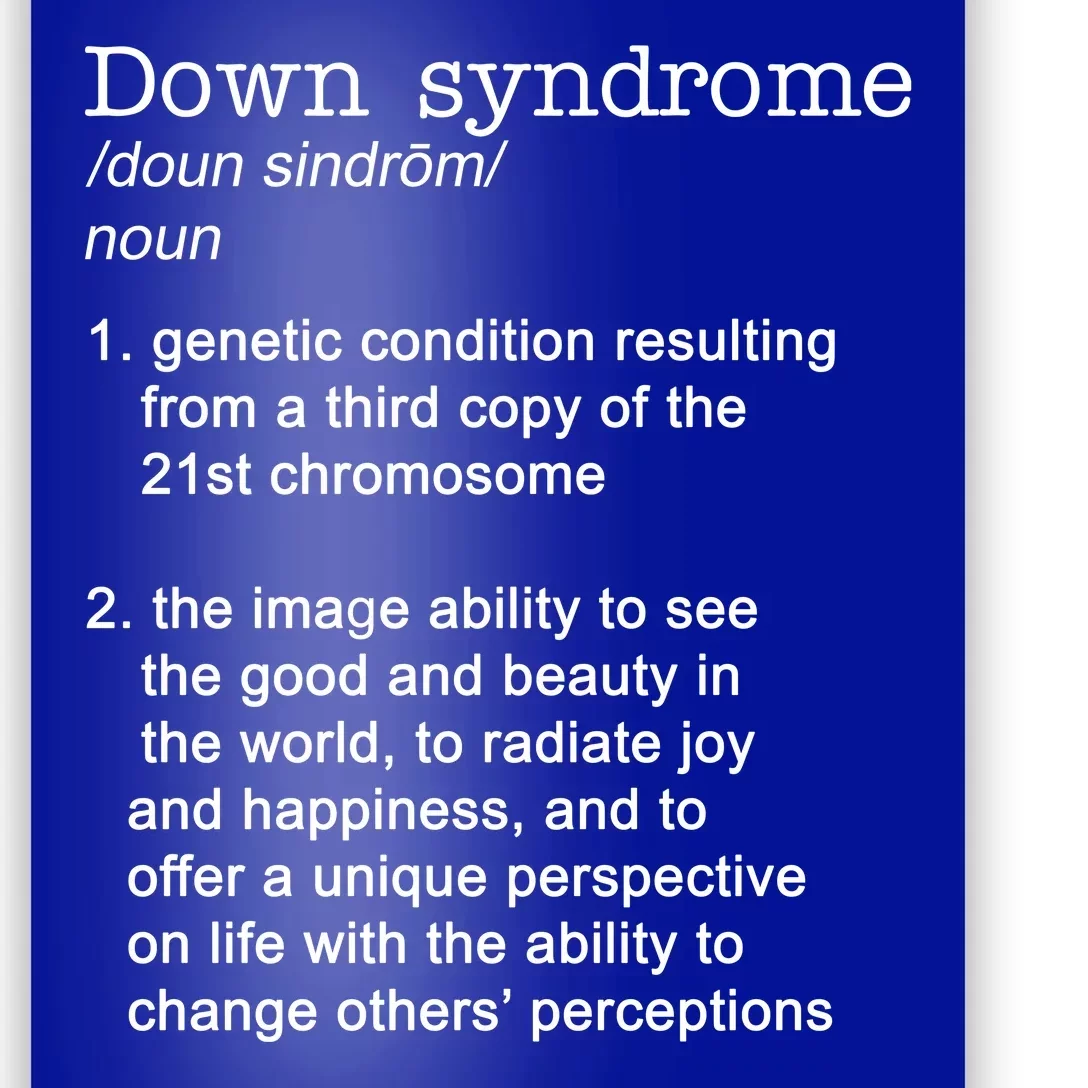 Down Syndrome Definition Poster