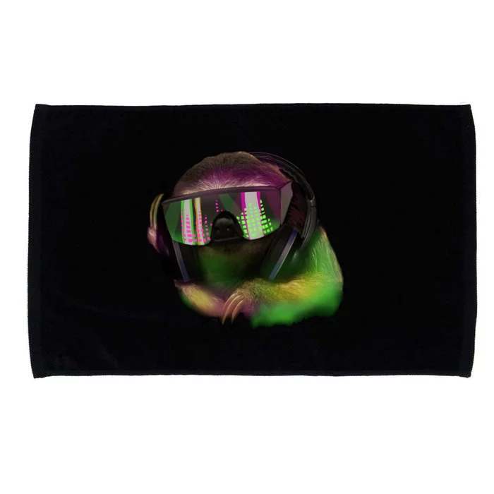 DJ Sloth Microfiber Hand Towel